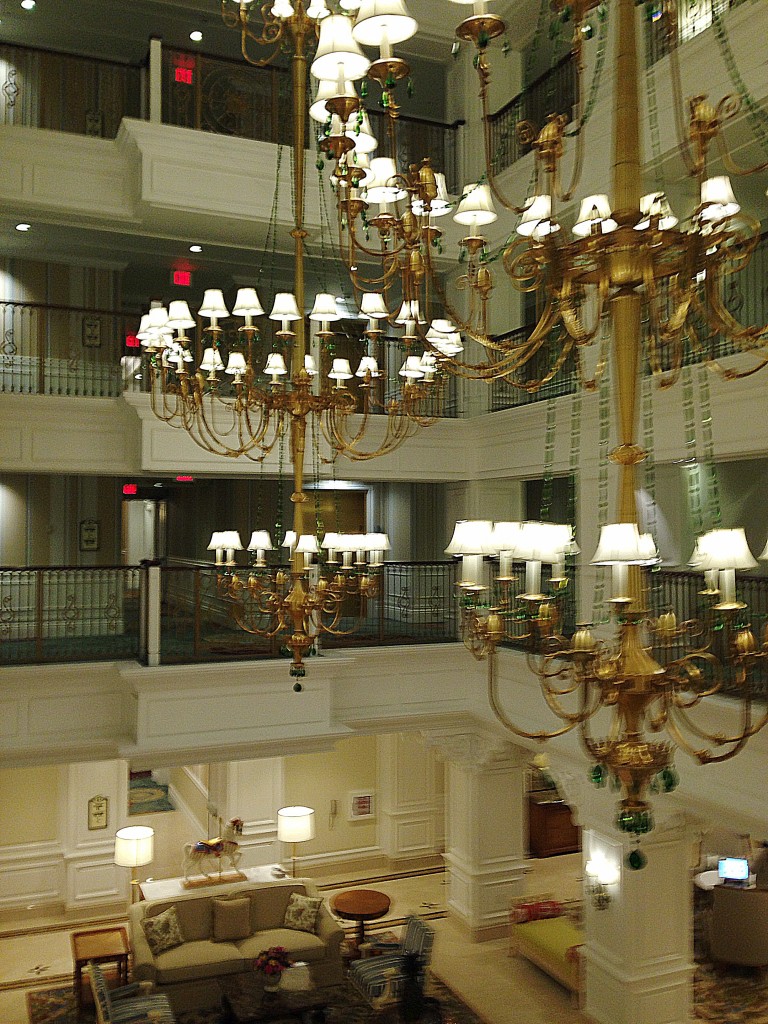 Grand Floridian Lobby Chandaliers