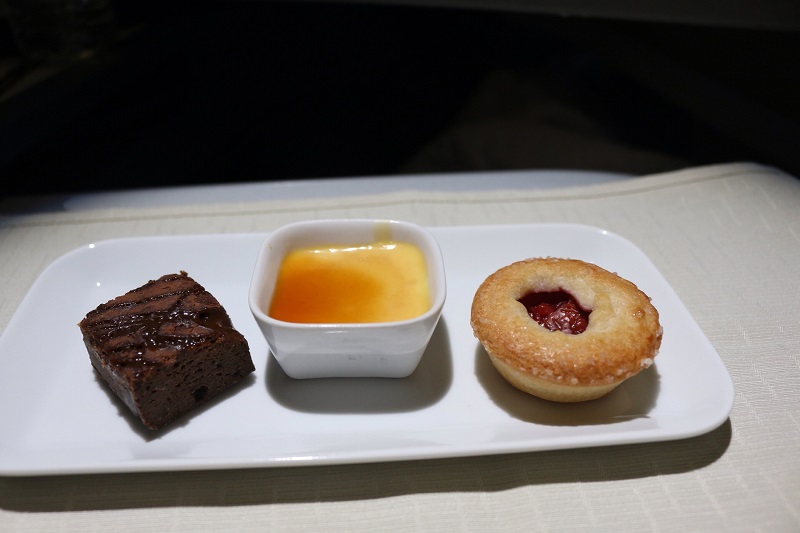 Delta Business Class Dessert